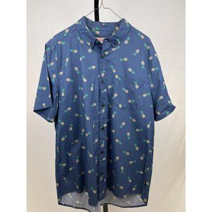 Men's Trademark Navy Short-sleeve Button Downs
